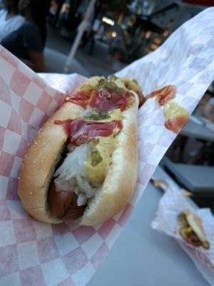 Veggie Dog at Dog in the Park in Seattle