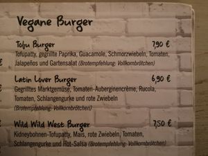 Vegane Burger at Burgerado in Herne