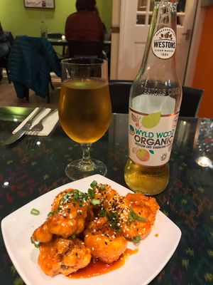 Battered spicy cauliflower!  at Angkor Soul in Altrincham