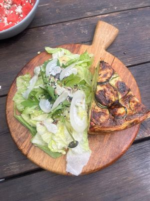 Quiche (vegetarian)   at Villa Gypsy in Trouville-sur-mer