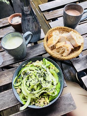 Salad at Villa Gypsy in Trouville-sur-mer