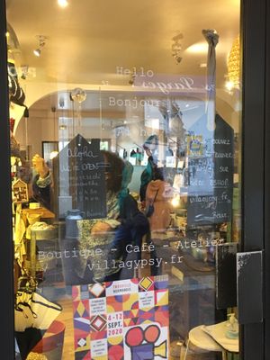 Entrance at Villa Gypsy in Trouville-sur-mer