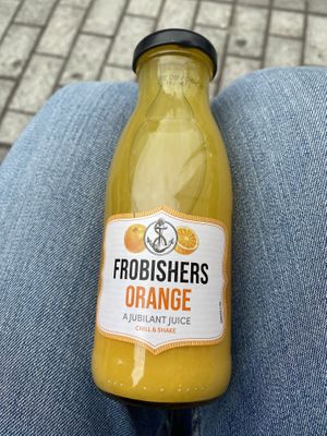 Orange juice  at Kapow Coffee - Thorntons Arcade in Leeds