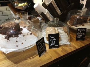 Vegan cakes  at Kapow Coffee - Thorntons Arcade in Leeds