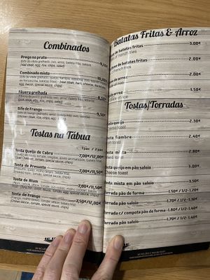 Menu   at Vai Vai Geres in Geres