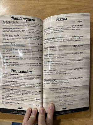 Menu   at Vai Vai Geres in Geres