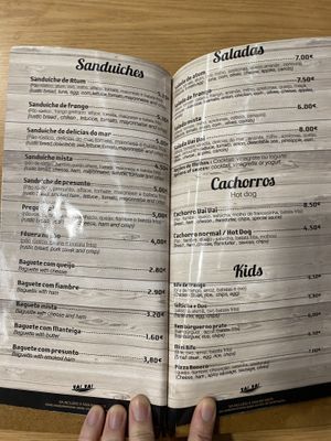 Menu   at Vai Vai Geres in Geres