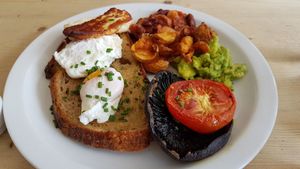 Veggie breakfast at Coolangatta Cafe in South West London