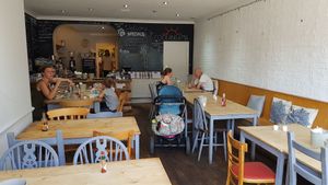 Inside at Coolangatta Cafe in South West London