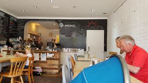 Inside at Coolangatta Cafe in South West London