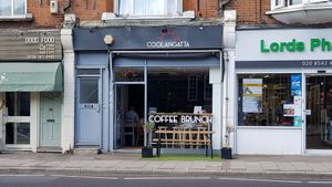 Outside at Coolangatta Cafe in South West London