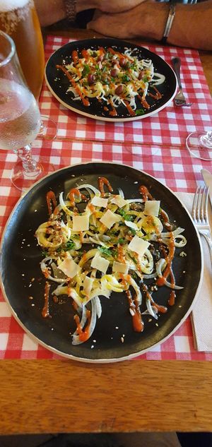 Carpaccio de fenouil at Le Caboulot de la Serendipite in Nimes