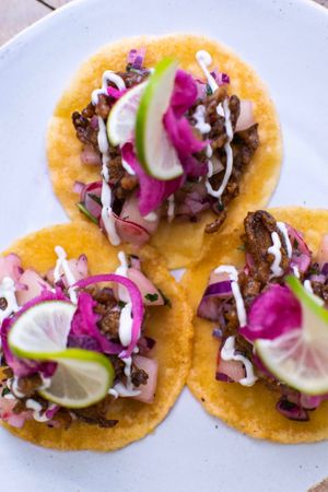 Spanish Tacos at Offbeet - New Forest in Southampton