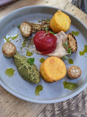 Scallops at Offbeet - New Forest in Southampton