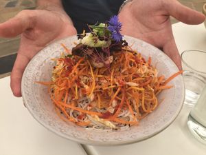 Rainbow salad at Offbeet - New Forest in Southampton