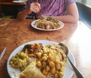 Ft Veg samosas at The Mosque Kitchen in Edinburgh