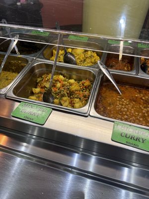 Pre gig choices   at The Mosque Kitchen in Edinburgh