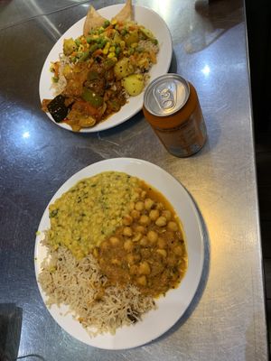 What my partner and I ate at The Mosque Kitchen in Edinburgh