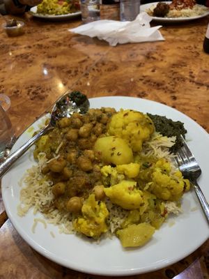 HUGE portion! at The Mosque Kitchen in Edinburgh