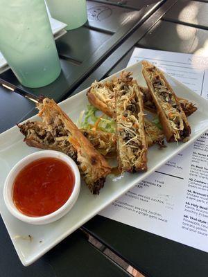 Delicious crispy mushroom app  at Naviya's Thai Brasserie in Minneapolis