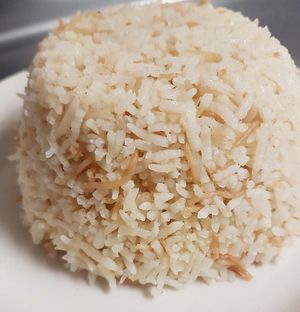 ARROZ CON FIDEO at Ali Baba Mediterranean Grill in Monterrey