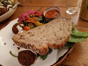 Vegan platter 1 at Honest Greens - Hortaleza in Madrid