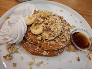 Vegan pancakes at Socola in Murcia
