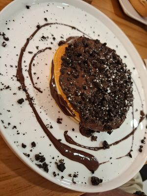 Vegan pancakes at Socola in Murcia