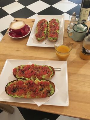 Traditional spanish tostadas at Socola in Murcia