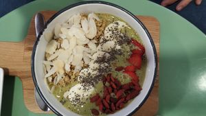 Matcha bowl at Socola in Murcia