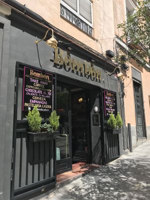 Entrance at Bombon in Madrid