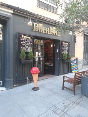 Entrance at Bombon in Madrid