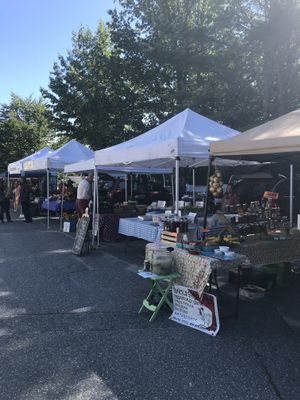 Kim bucks pickles breads at Blue Hill Farmer's Market in Blue Hill