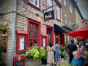   at Polina Pizzeria in Quebec