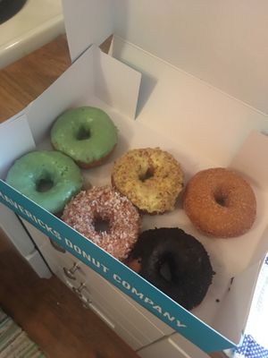 A selection of vegan donuts! at Maverick's Donut Company - Byward Market in Ottawa