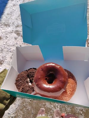 Three vegan options today! at Maverick's Donut Company - Byward Market in Ottawa