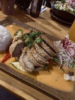 Vegan duck with curry  #Veganuary at Mom's Creation - Friedrichshain in Berlin