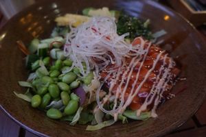 Vegan salmon at Mom's Creation - Friedrichshain in Berlin