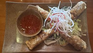 Spring rolls.  at Mom's Creation - Friedrichshain in Berlin