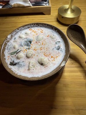 Coconut 🥥 soups  #Veganuary at Mom's Creation - Friedrichshain in Berlin