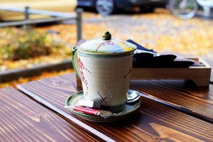 Green tea at Mom's Creation - Friedrichshain in Berlin