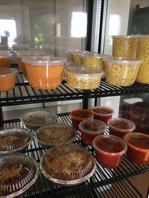 To go foods at Thank Goodness It's Vegan in Goshen