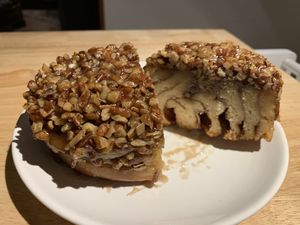 Pecan sticky bun at Thank Goodness It's Vegan in Goshen