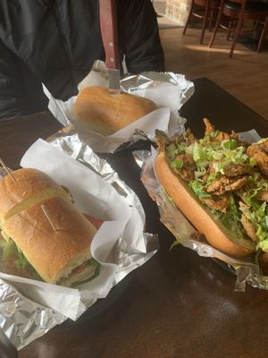 Our feast at Thank Goodness It's Vegan in Goshen