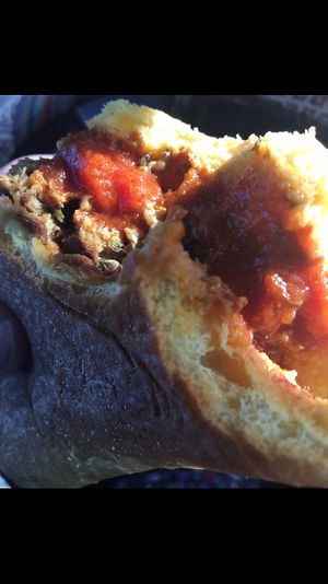 The “v-ball” sub. The best meatball sub I’ve ever had. Sometimes the food is so good you forget to actually take a nice picture 😂  at Thank Goodness It's Vegan in Goshen