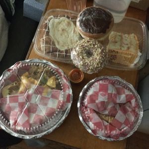 Dinner and plenty of desserts at Thank Goodness It's Vegan in Goshen