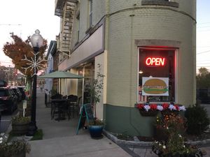 11/5/21 Great outdoor tables if it’s nice out (: at Thank Goodness It's Vegan in Goshen