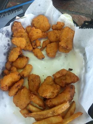 Onion petals at Thank Goodness It's Vegan in Goshen