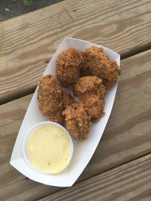 Chikn littles at Thank Goodness It's Vegan in Goshen