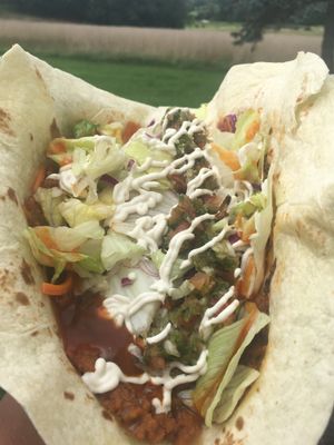 Taco salad  at Thank Goodness It's Vegan in Goshen